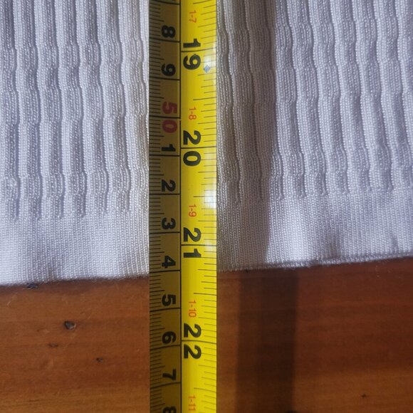 Jones New York Women's Ombre Style Capped Sleeve Ribbed Top - Size L - Picture 9 of 11